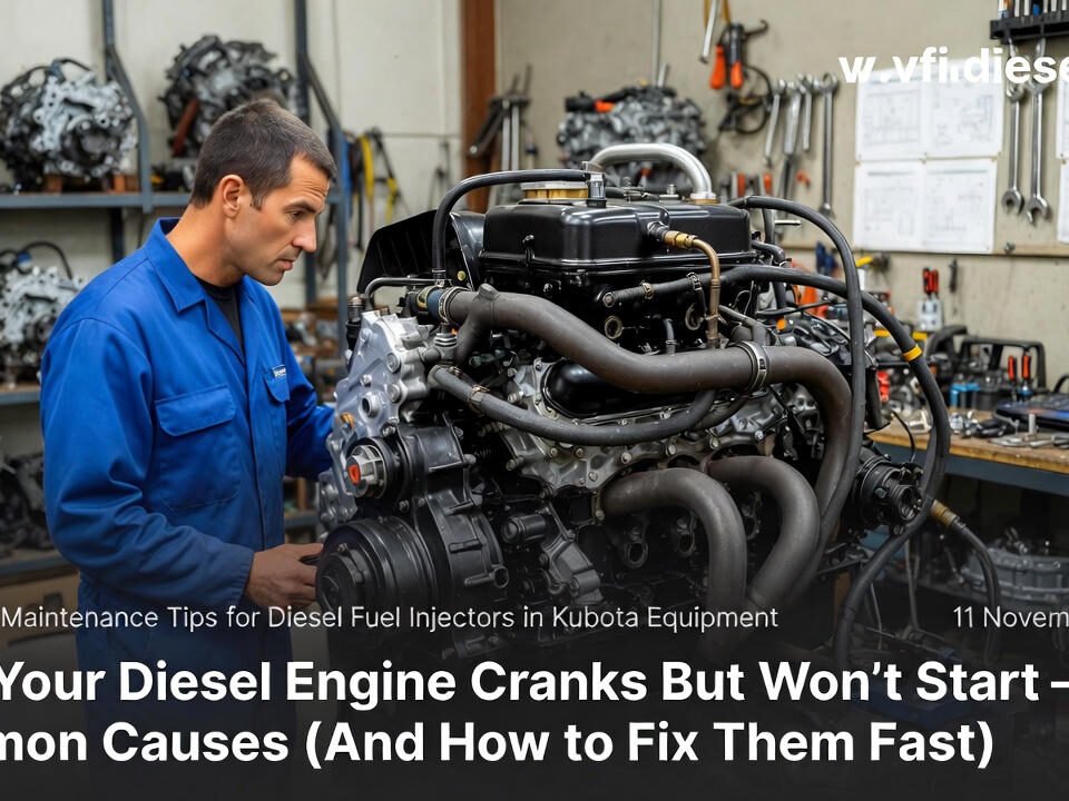 Why Your Diesel Engine Cranks But Won’t Start