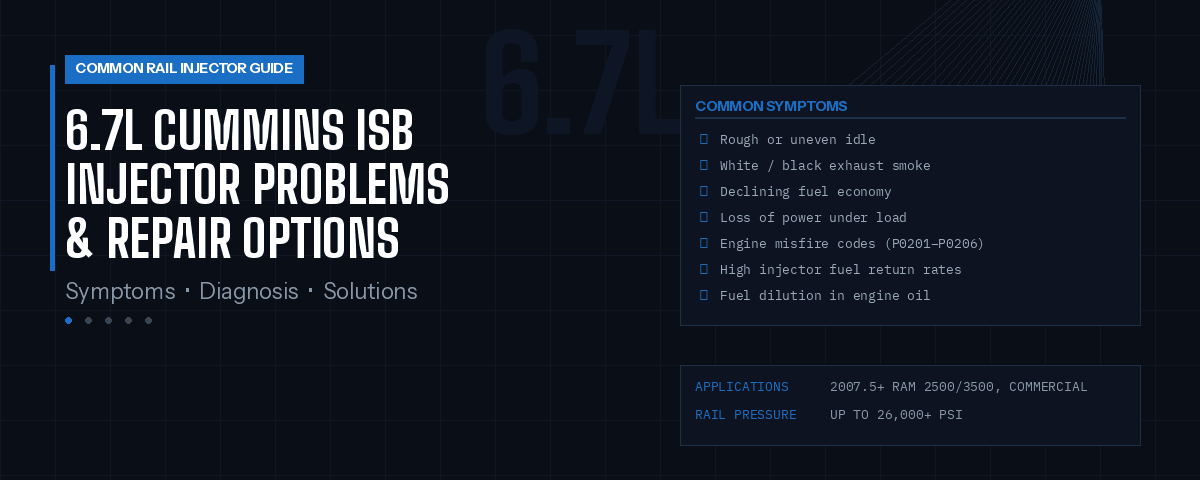 6.7 Cummins Injector Problems