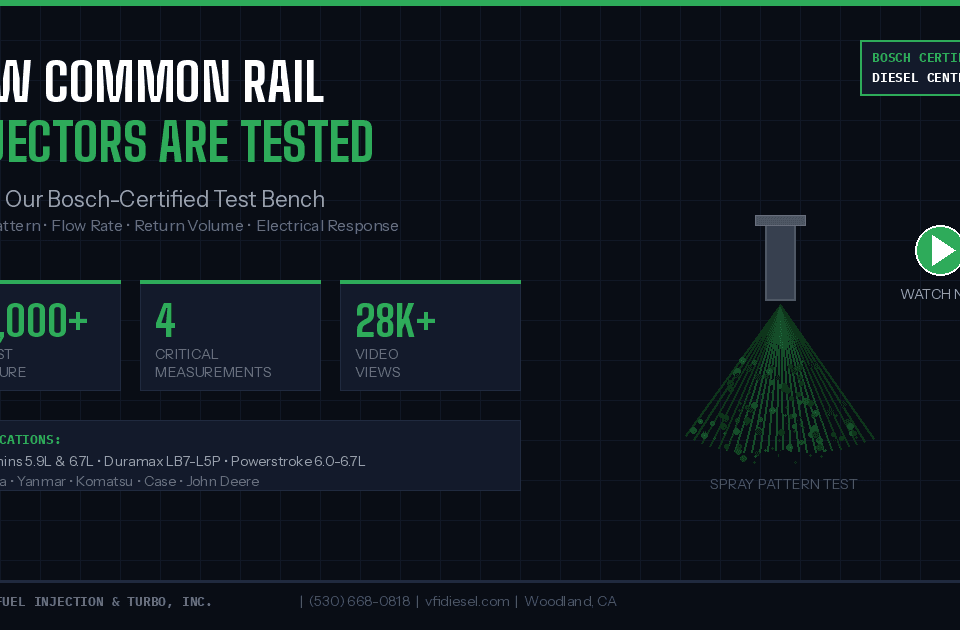 Testing Common Rail Injectors