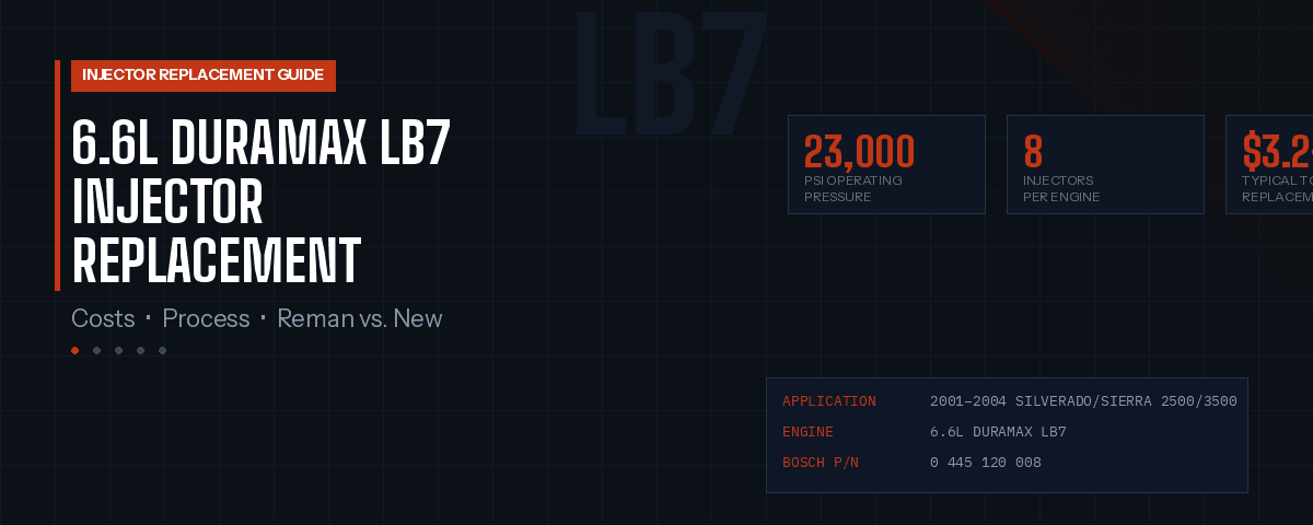 LB7 Injector Replacement