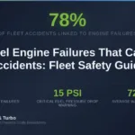 Featured infographic on diesel engine failures that cause fleet safety incidents — prevention and maintenance guide