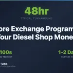 Diesel injection pump exchange program — save money and time with rebuilt pump core exchange service