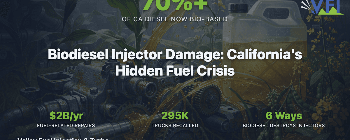 Biodiesel damage to diesel fuel injection systems with corroded components and biofuel plants