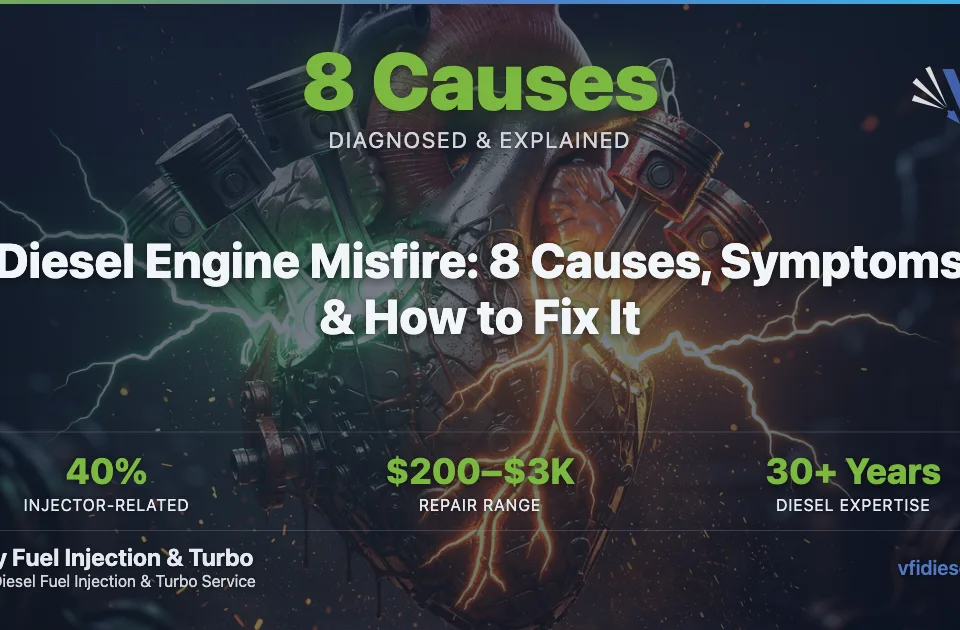 Diesel engine misfire causes, symptoms, and repair guide