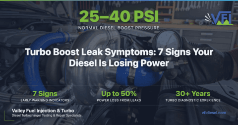 Turbo Boost Leak Symptoms: 7 Signs Your Diesel Is Losing Power
