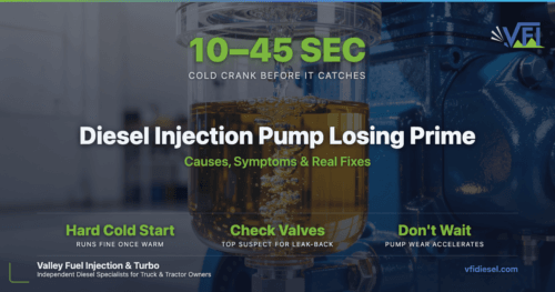 Diesel Injection Pump Losing Prime: Causes & Fixes