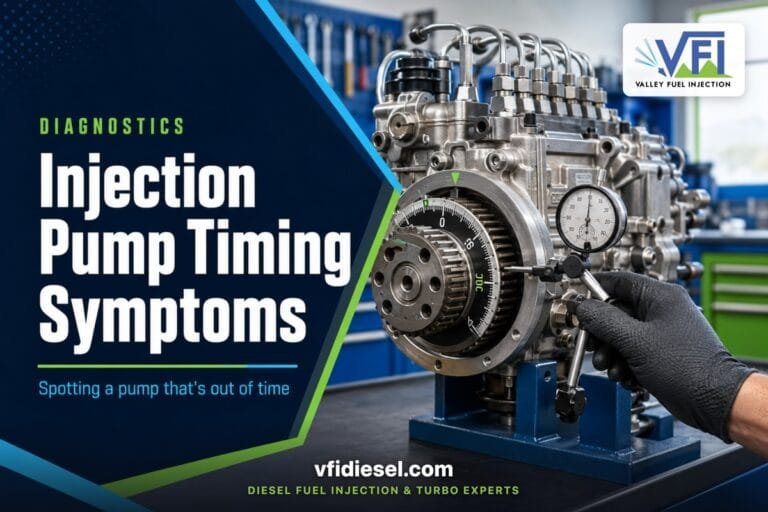 Injection Timing Diesel Injection Pump Timing Symptoms Explained