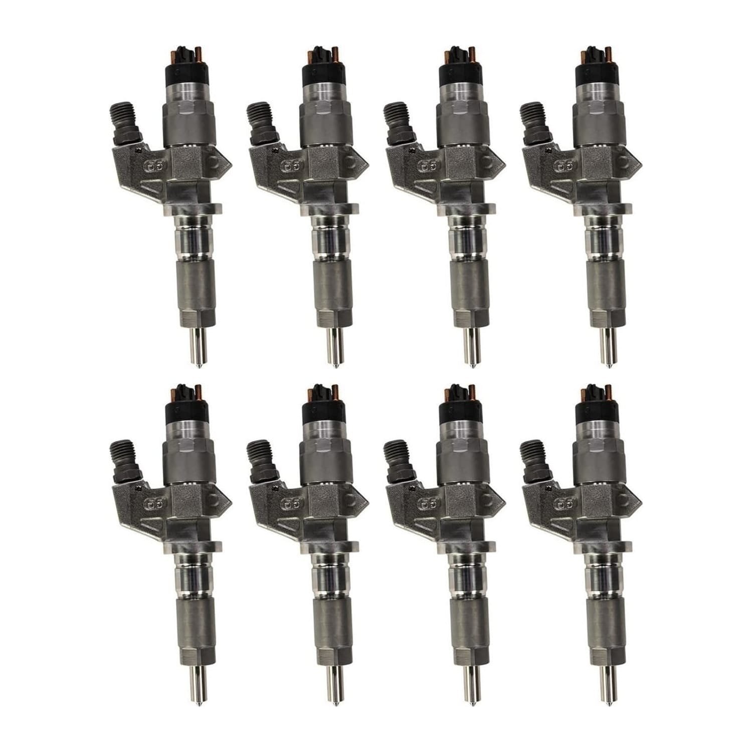 2001-2004 Chevy/GMC 6.6L Duramax LB7 Remanufactured Fuel Injector SET OF 8 — Genuine Bosch 0986435502 — complete set of 8 | Valley Fuel Injection
