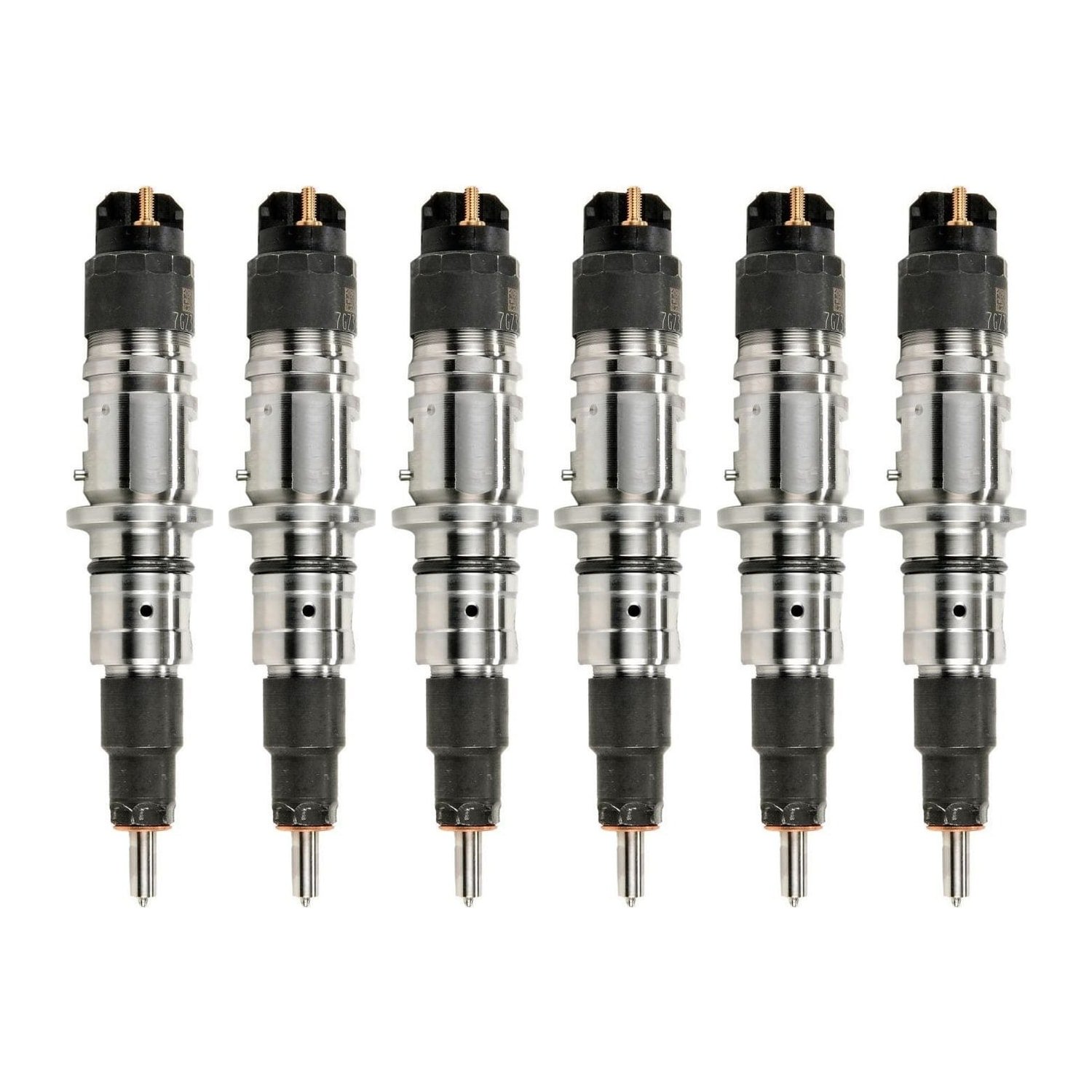2007.5-2012 Dodge Ram 6.7L Cummins Pickup Remanufactured Fuel Injector SET OF 6 — Genuine Bosch 0986435518 — complete set of 6 | Valley Fuel Injection