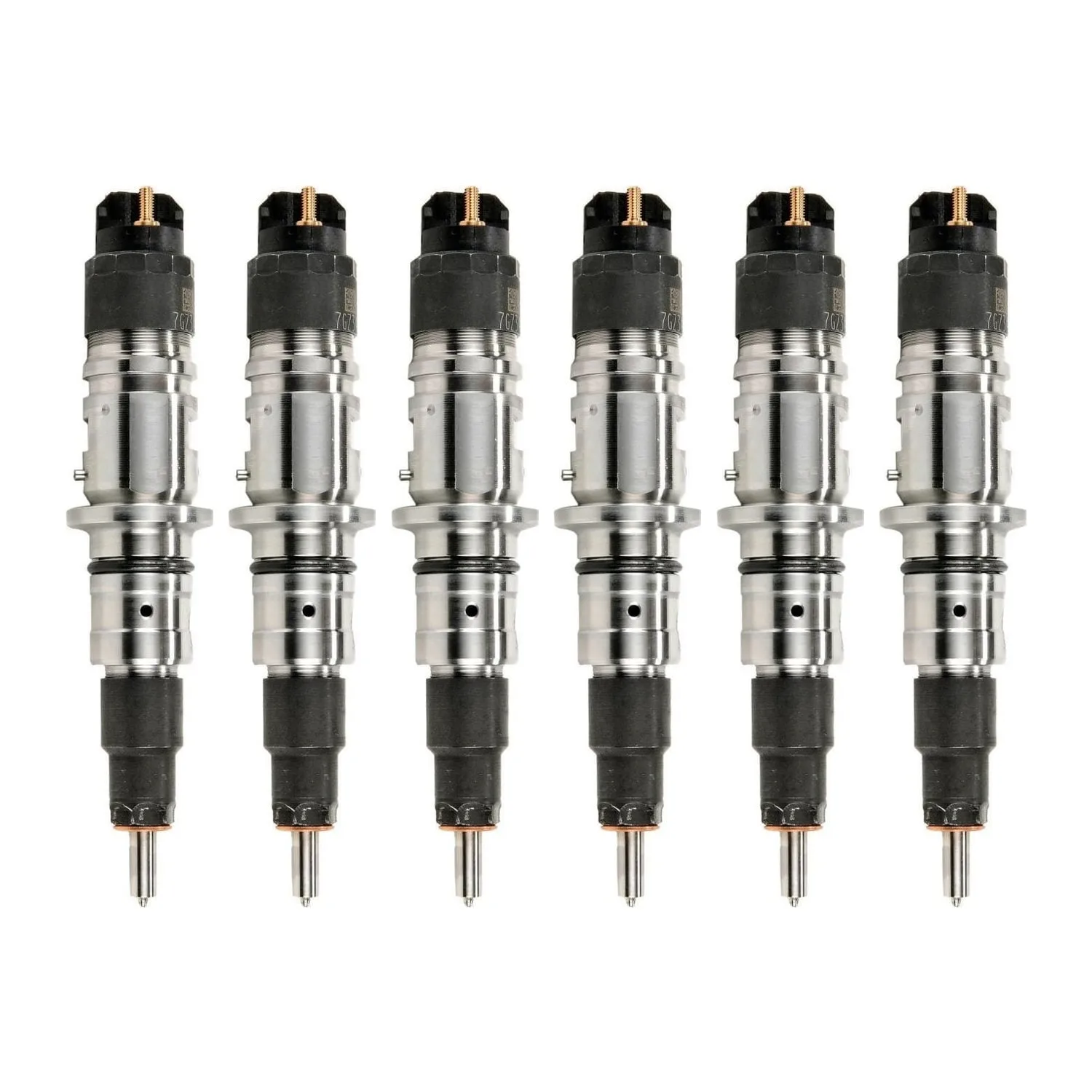 2007.5-2012 Dodge Ram 6.7L Cummins Pickup Remanufactured Fuel Injector SET OF 6 — Genuine Bosch 0986435518 — complete set of 6 | Valley Fuel Injection