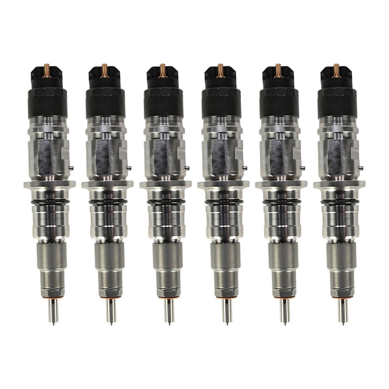 2010.5-2012 Ram 6.7L Cummins Cab & Chassis Remanufactured Fuel Injector SET OF 6 — Genuine Bosch 0986435574 — complete set of 6 | Valley Fuel Injection