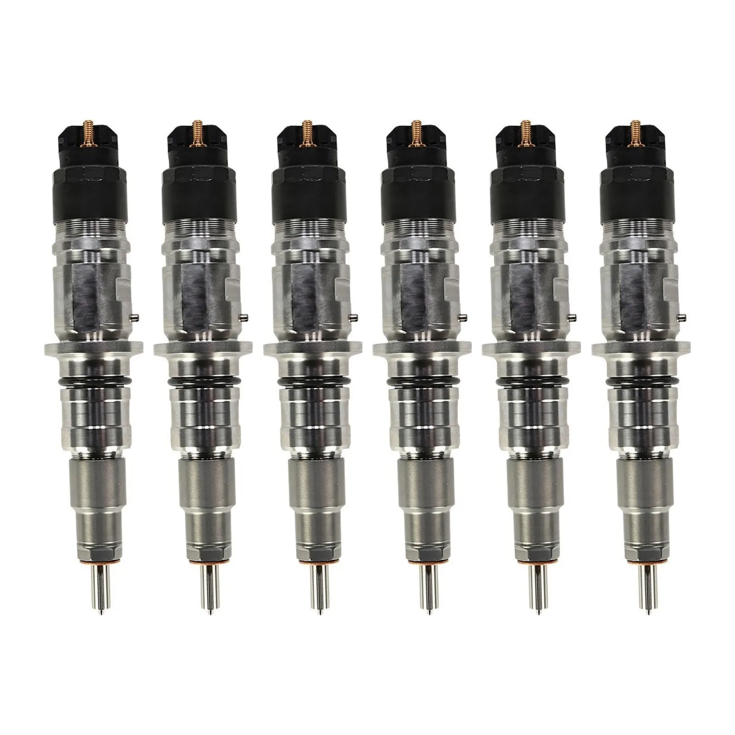 2010.5-2012 Ram 6.7L Cummins Cab & Chassis Remanufactured Fuel Injector SET OF 6 — Genuine Bosch 0986435574 — complete set of 6 | Valley Fuel Injection