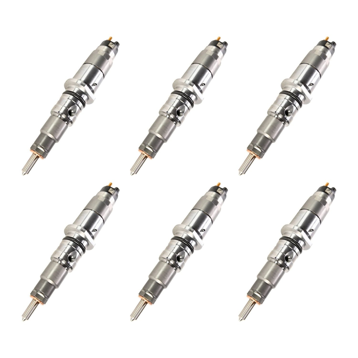 Cummins QSB 4.5L, 5.9L & 6.7L Remanufactured Fuel Injector SET OF 6 — Genuine Bosch 0986435597 — complete set of 6 | Valley Fuel Injection