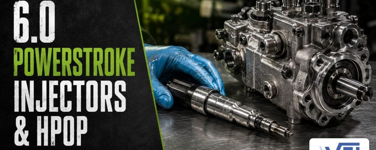 6.0L Power Stroke G2.8 diesel injector and HPOP high-pressure oil pump — Valley Fuel Injection