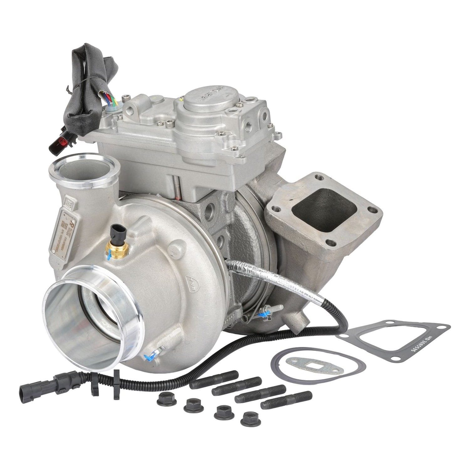 AP90924 Cummins ISX15 Reman Turbocharger HE451VE with Actuator (view 2) — genuine Alliant Power product photo, Valley Fuel Injection & Turbo
