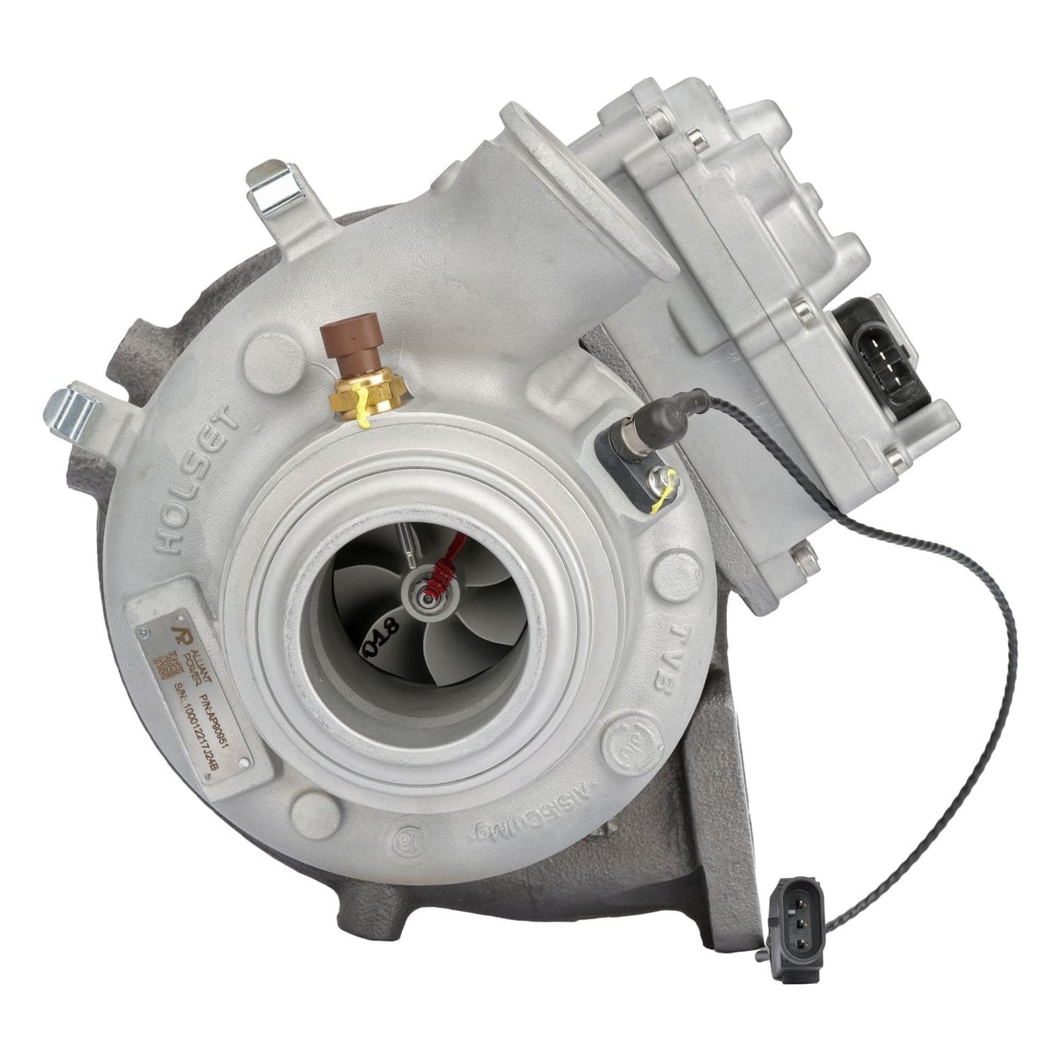 AP90951 Cummins ISX15 Reman Turbocharger with Actuator (view 3) — genuine Alliant Power product photo, Valley Fuel Injection & Turbo