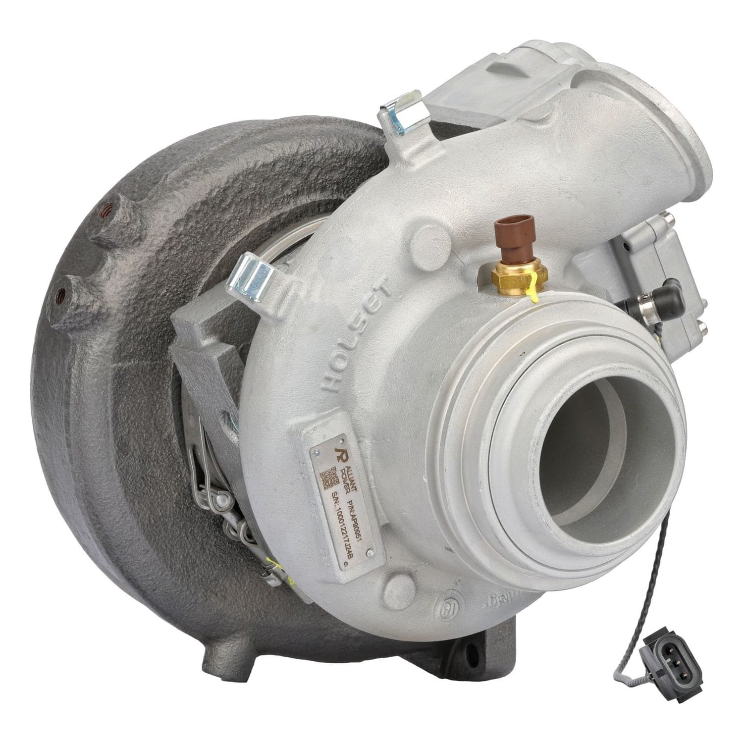 AP90951 Cummins ISX15 Reman Turbocharger with Actuator (view 4) — genuine Alliant Power product photo, Valley Fuel Injection & Turbo