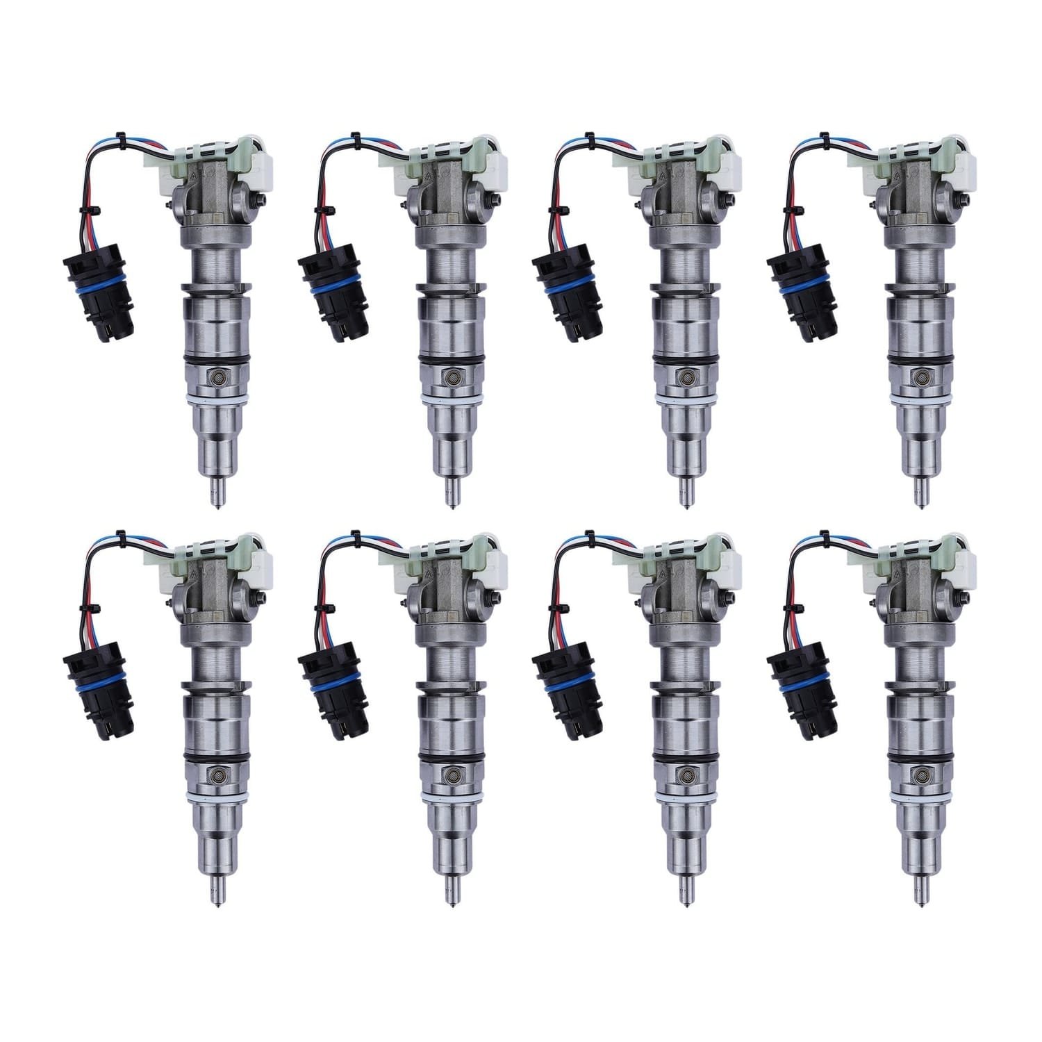 6.0L Powerstroke G2.8 Injector Set of 8 | Alliant Power AP60900 Reman, 2003–2004 (Built Before 9/22/03) — complete set of 8 | Valley Fuel Injection