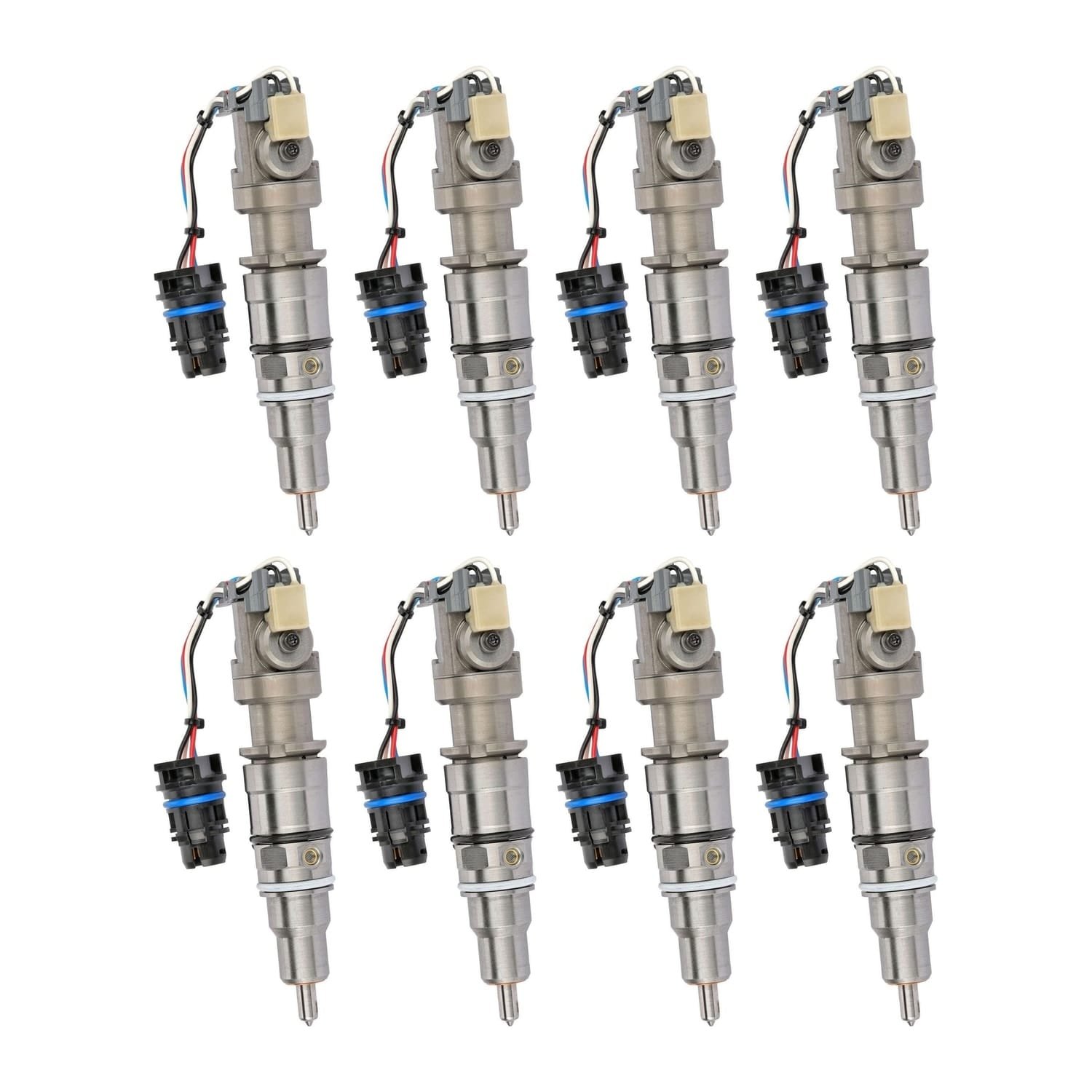 6.0L Powerstroke G2.8 Injector Set of 8 | Alliant Power AP60901 Reman, 2003–2010 (Built After 9/22/03) — complete set of 8 | Valley Fuel Injection