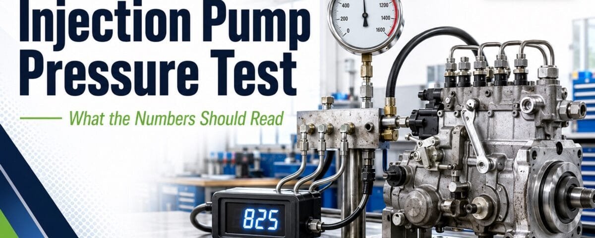 Diesel Injection Pump Pressure Test: What the Numbers Mean