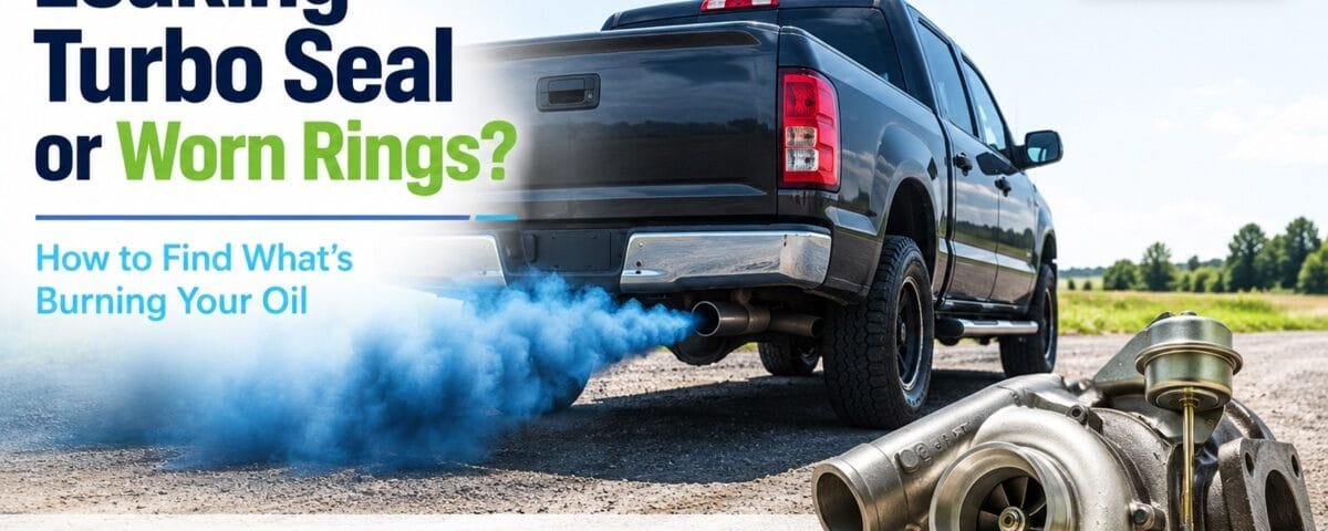 Leaking Turbo Seal or Worn Rings? Diesel Turbo Oil Diagnosis