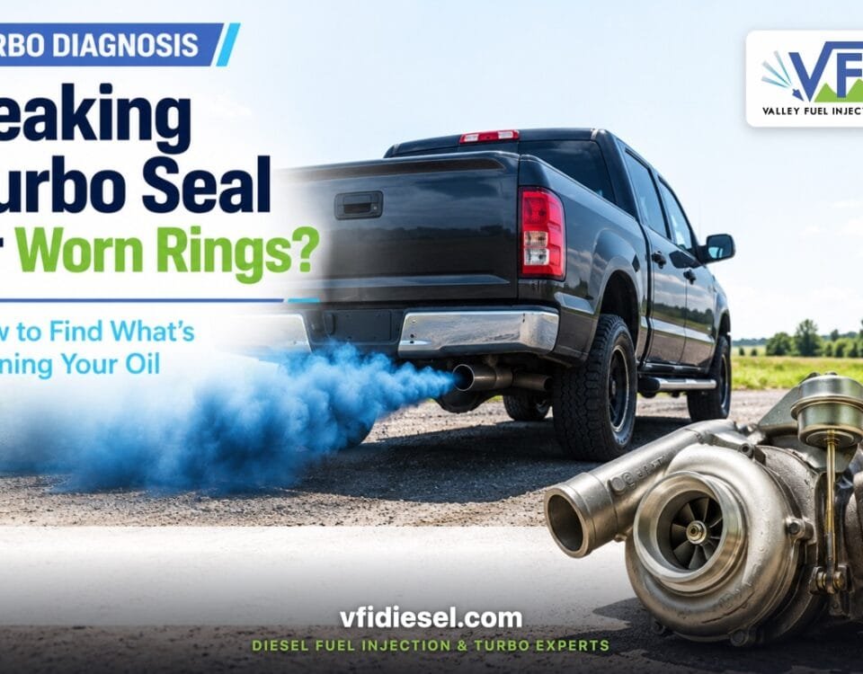 Leaking Turbo Seal or Worn Rings? Diesel Turbo Oil Diagnosis