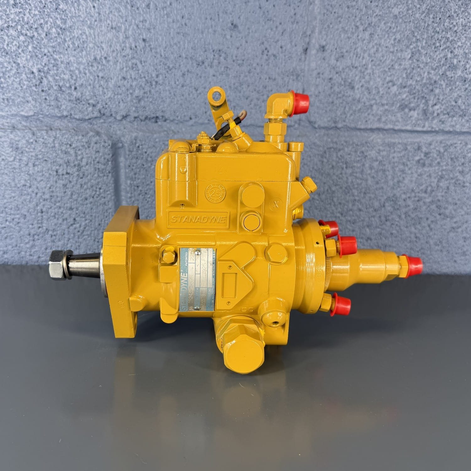 Rebuilt Stanadyne DB2 injection pump, Caterpillar yellow