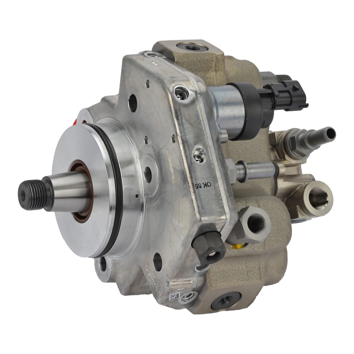 Bosch 0986437370 CP3 High-Pressure Common-Rail Pump for Cummins ISB 6.7 midrange engine with rear gear train