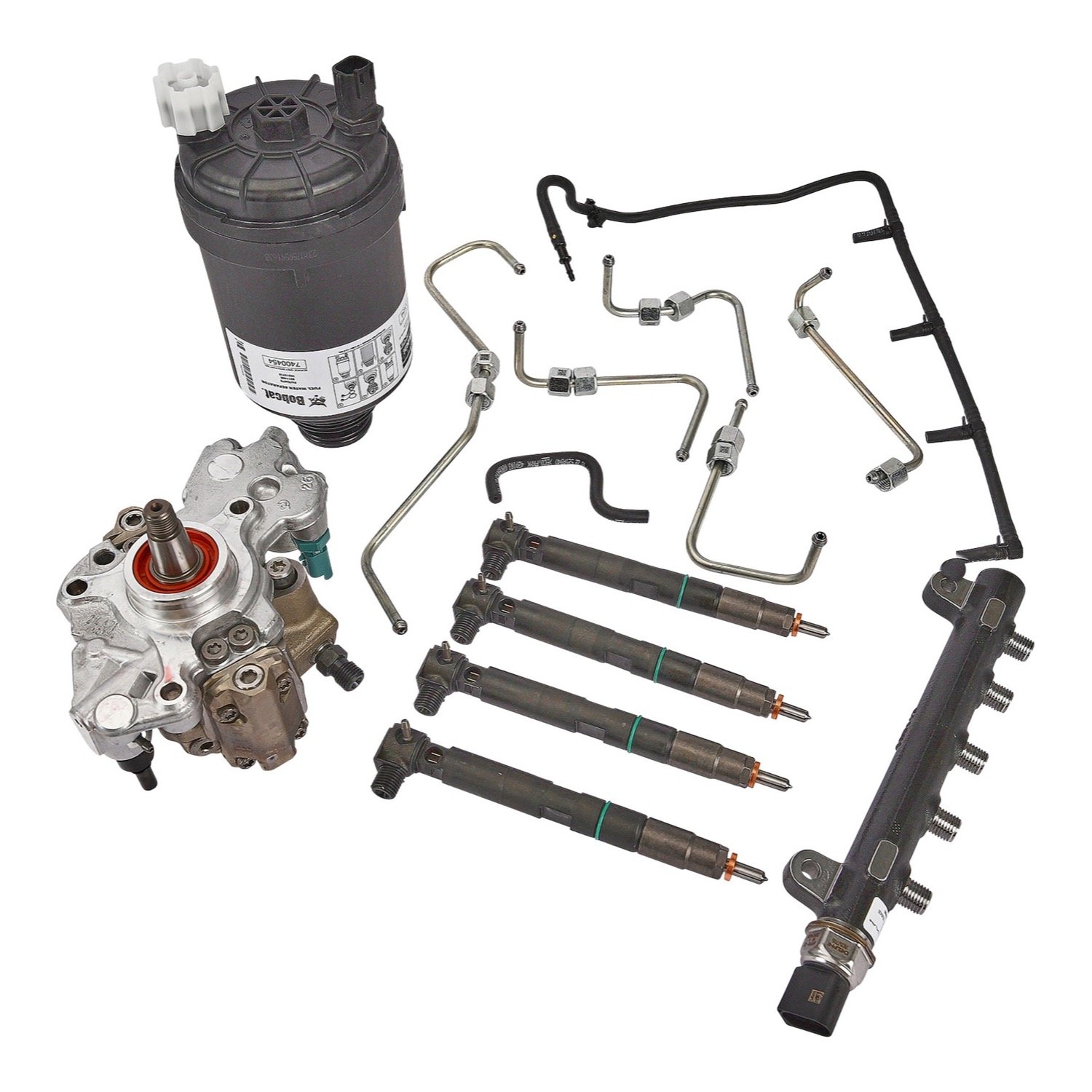 Alliant Power AP57008 Fuel Contamination Kit (Common-Rail Pump, Injectors, Rail and Lines) for Bobcat E45 compact excavator w