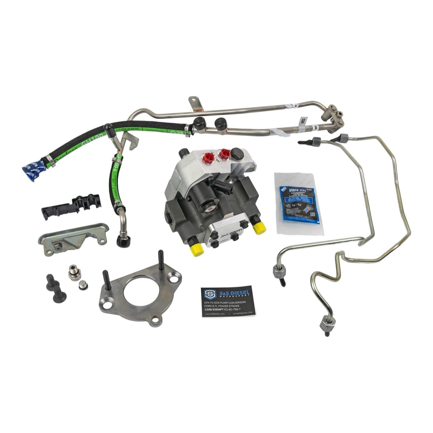 S&S Diesel Motorsport 6.7F-DCR-1 CP4 to DCR Fuel Pump Conversion Kit for Ford F-250 and F-350 Super Duty with the 6.7L Power