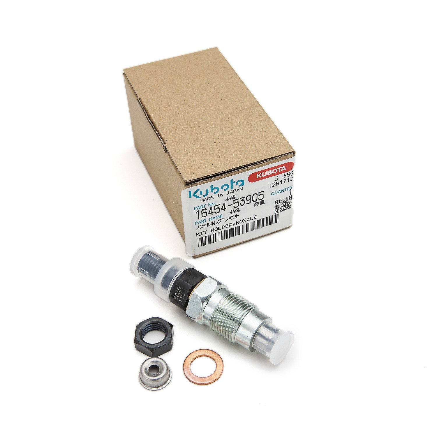 Genuine Kubota 16454-53905 fuel injector nozzle holder kit