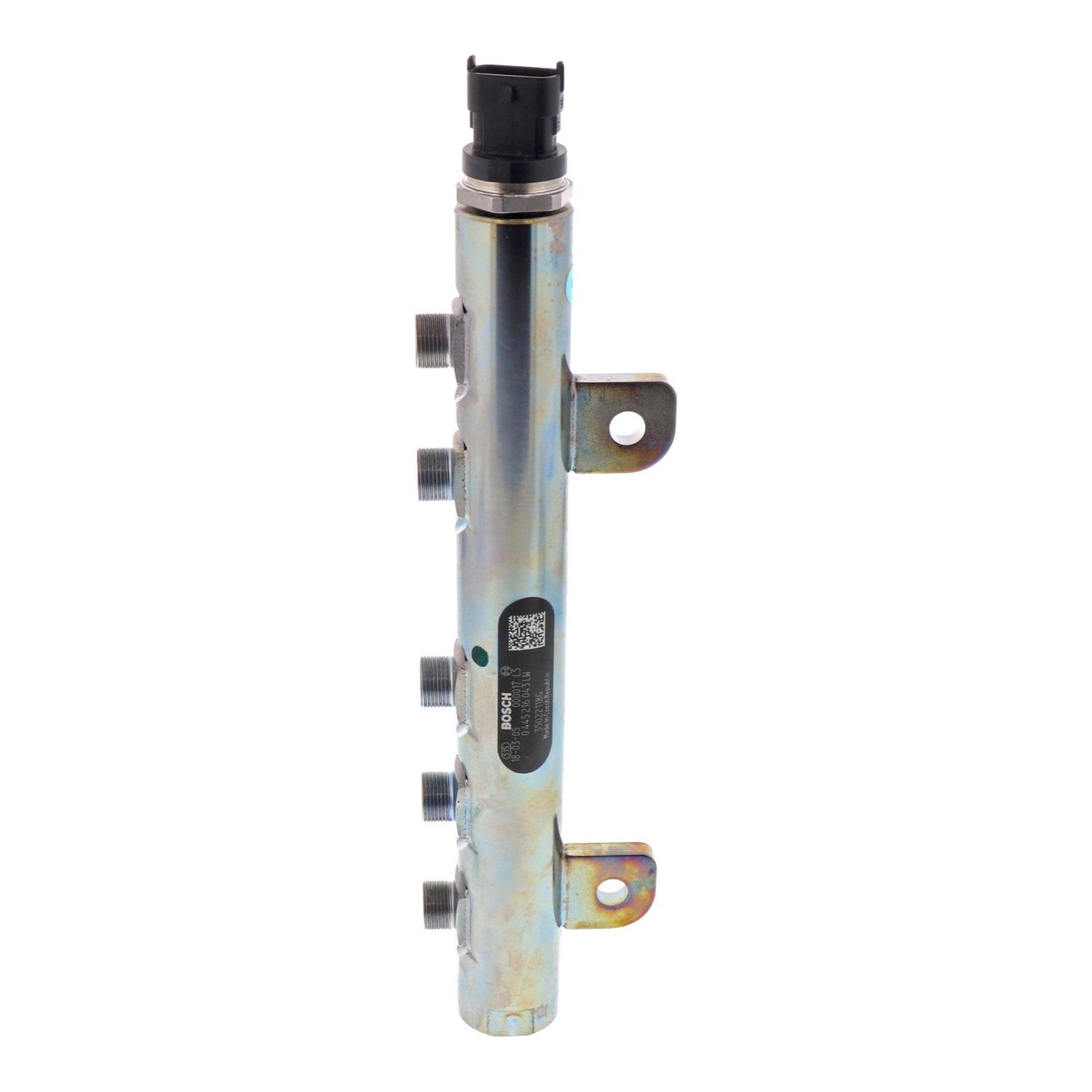 Bosch 0445216043 High-Pressure Fuel Rail (Right Side, with Rail Pressure Sensor) for Ram 1500, view 3