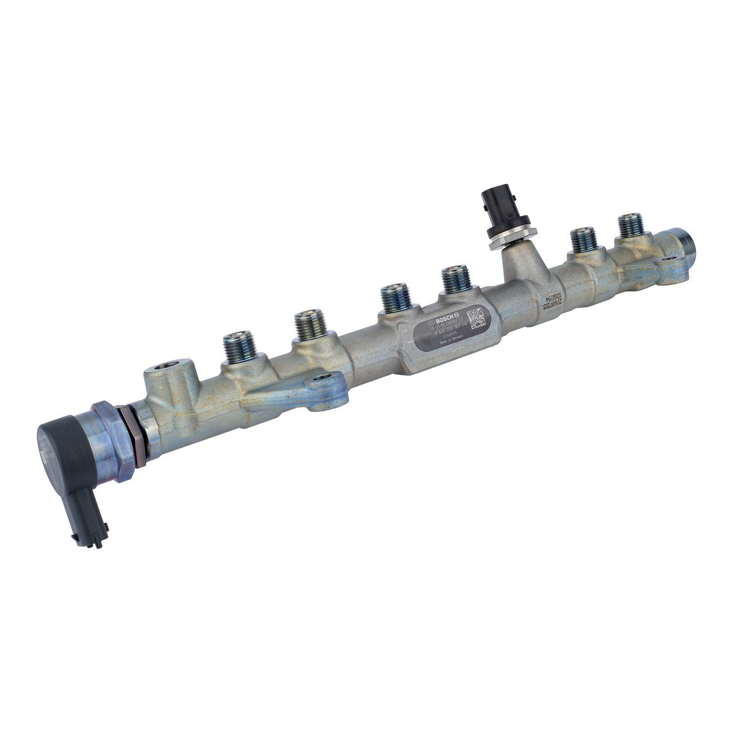 Bosch 0445226167 Common-Rail Fuel Rail, Dual Feed Port (with Sensor and Pressure Regulator) for 2019-2020 Ram 2500 pickup