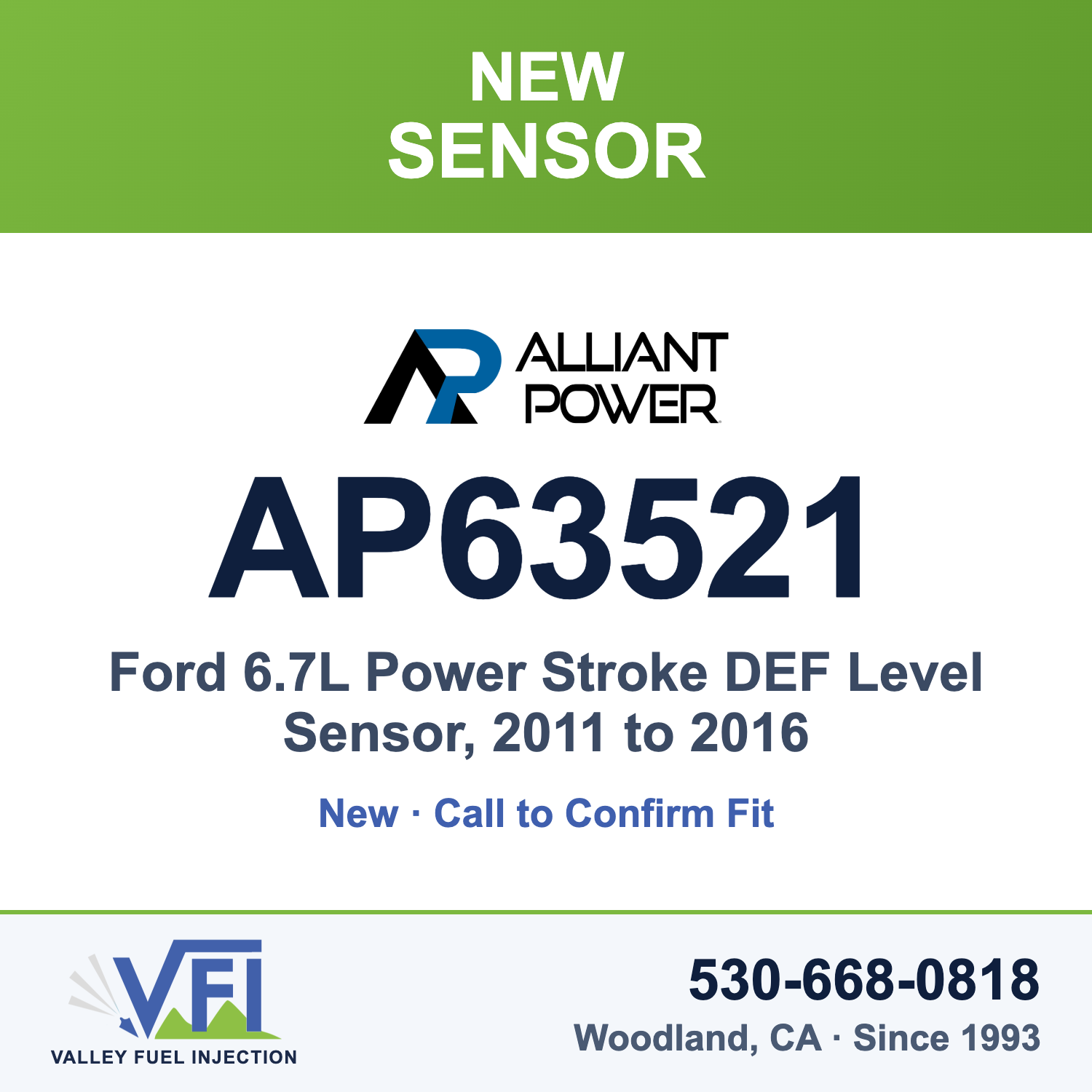 Alliant Power AP63521 Reductant Fluid Level Sensor
