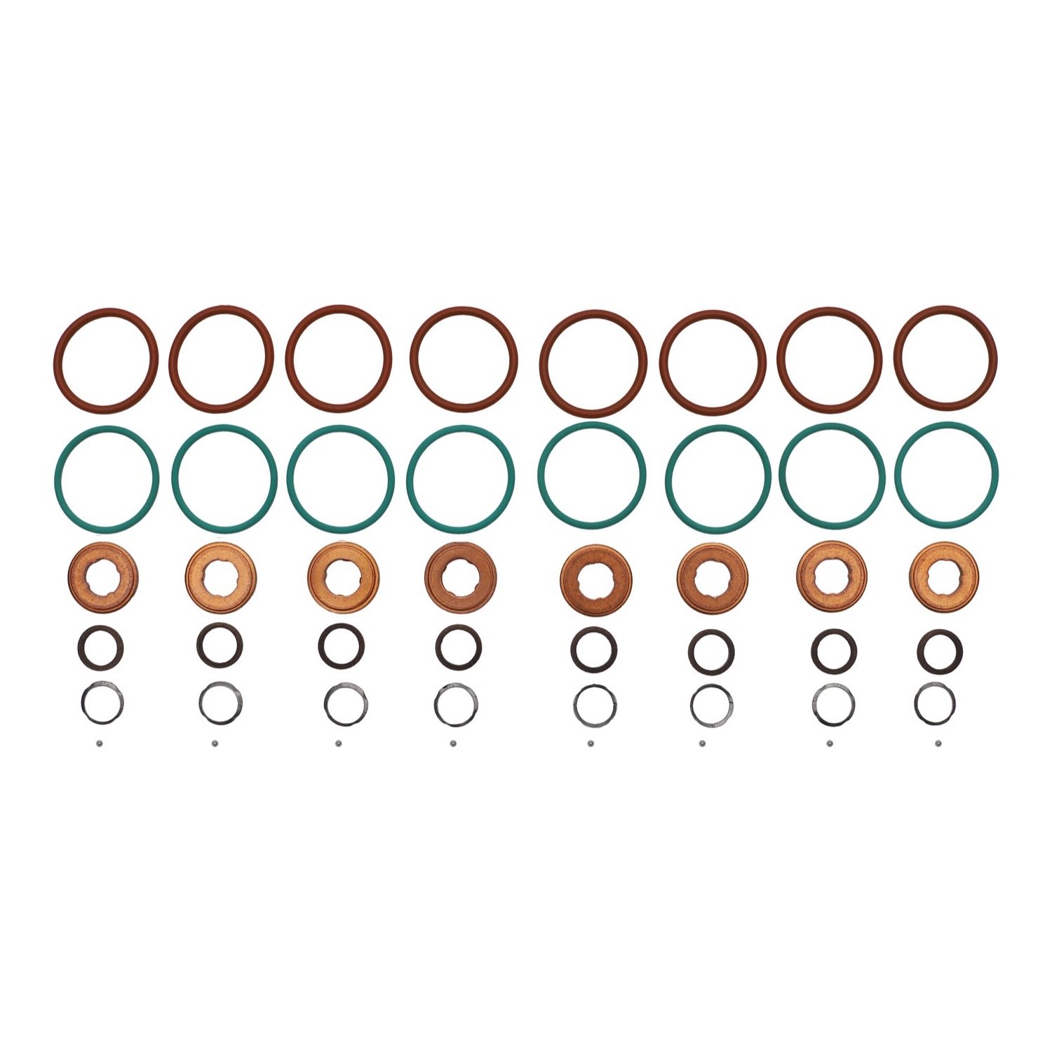 Alliant Power RTF25222 Duramax LBZ LMM Common Rail Injector Service Kit (8 Injectors)