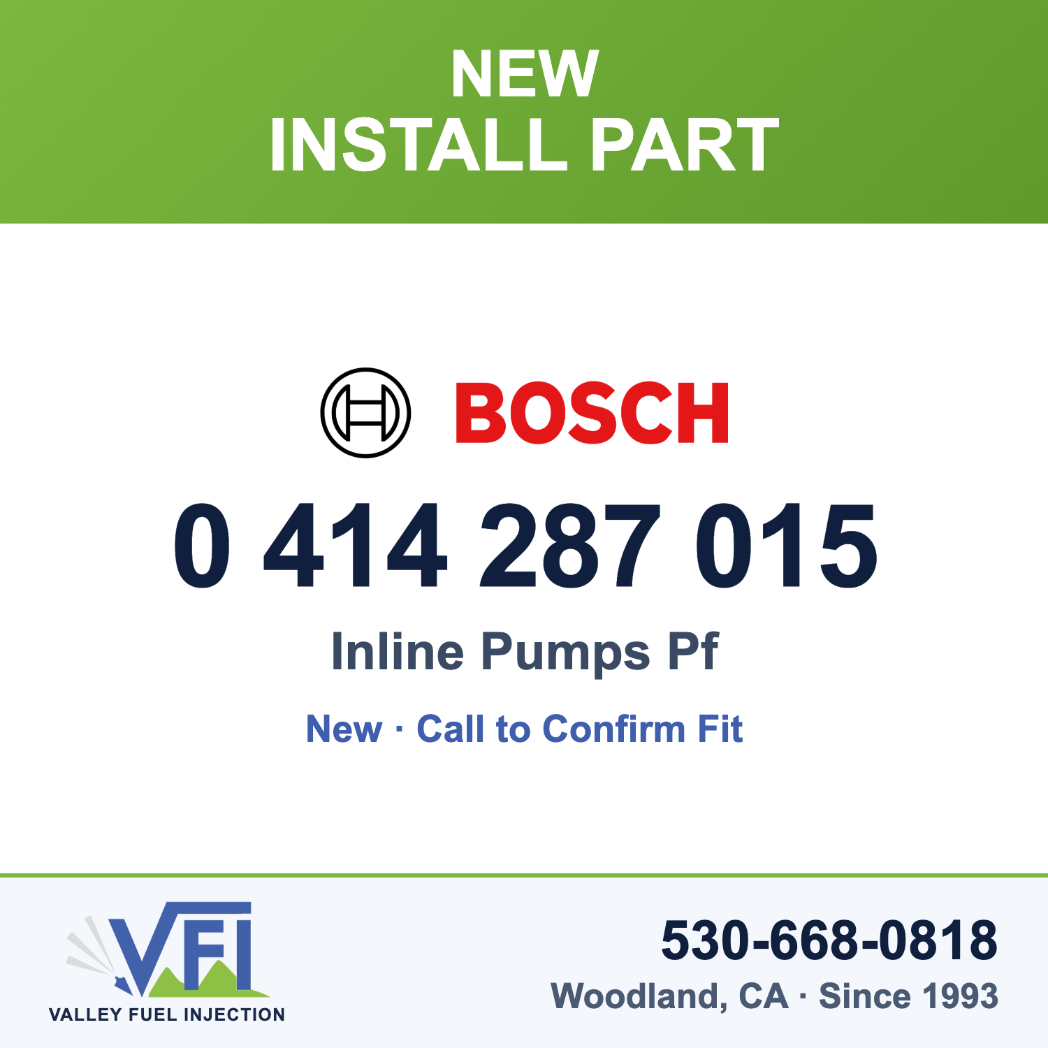 Bosch 0 414 287 015 Inline Pumps Pf