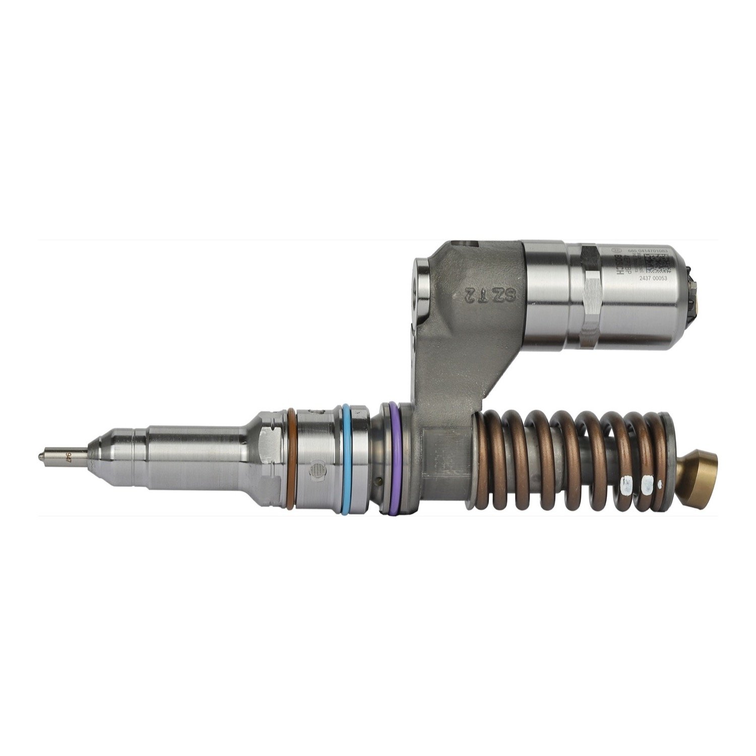 Bosch 0414701083 Electronic Unit Injector (EUI) for Case 335 and 340 articulated dump trucks, view 2