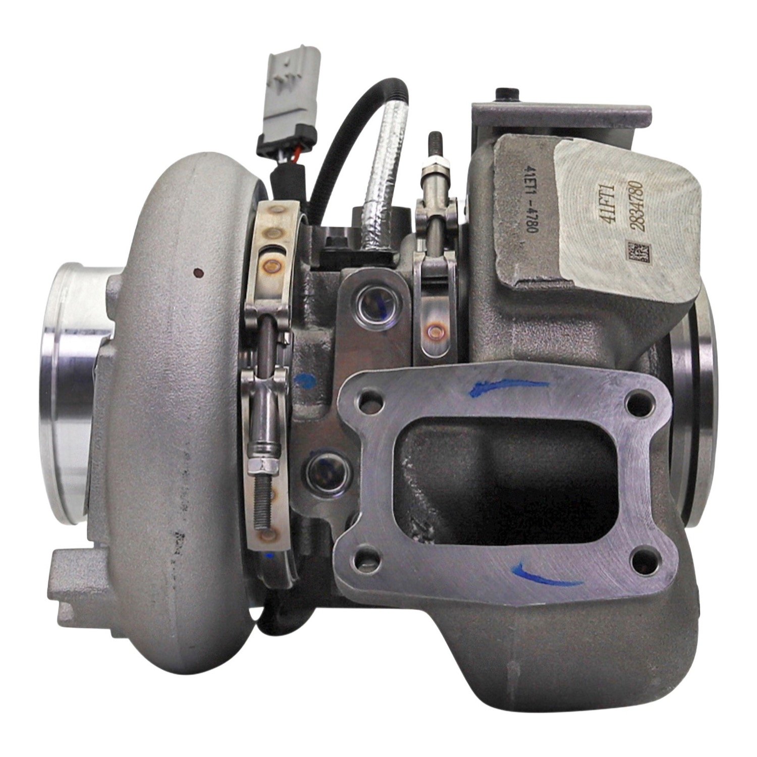 Holset 3786778H HE351VE Variable Geometry Turbocharger with Actuator for Cummins ISB 6.7L in medium-duty trucks, view 3