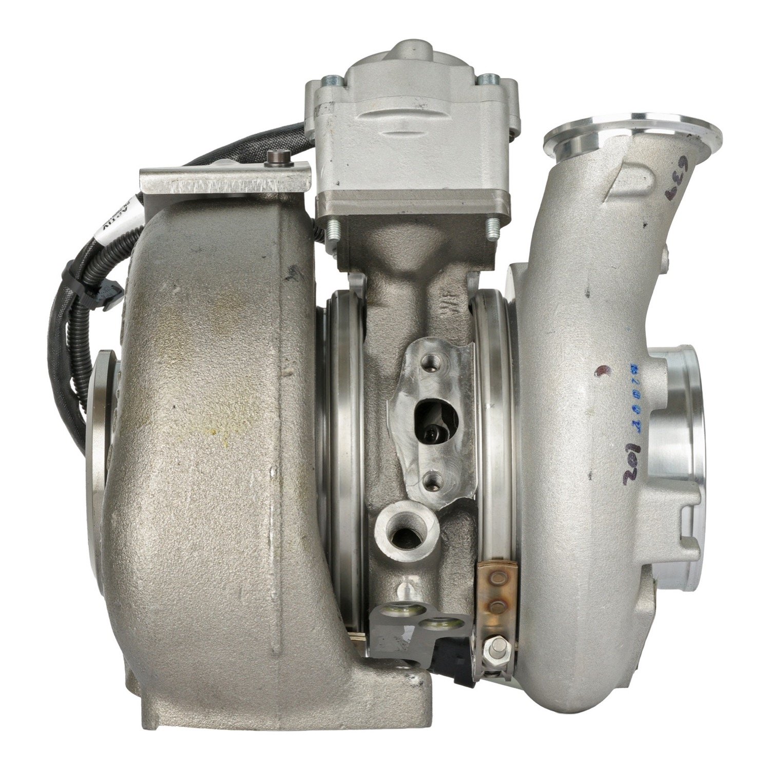 Holset 3786778HX HE351VE Variable Geometry Turbocharger with Actuator for Cummins ISB 6.7L in medium-duty trucks, view 4