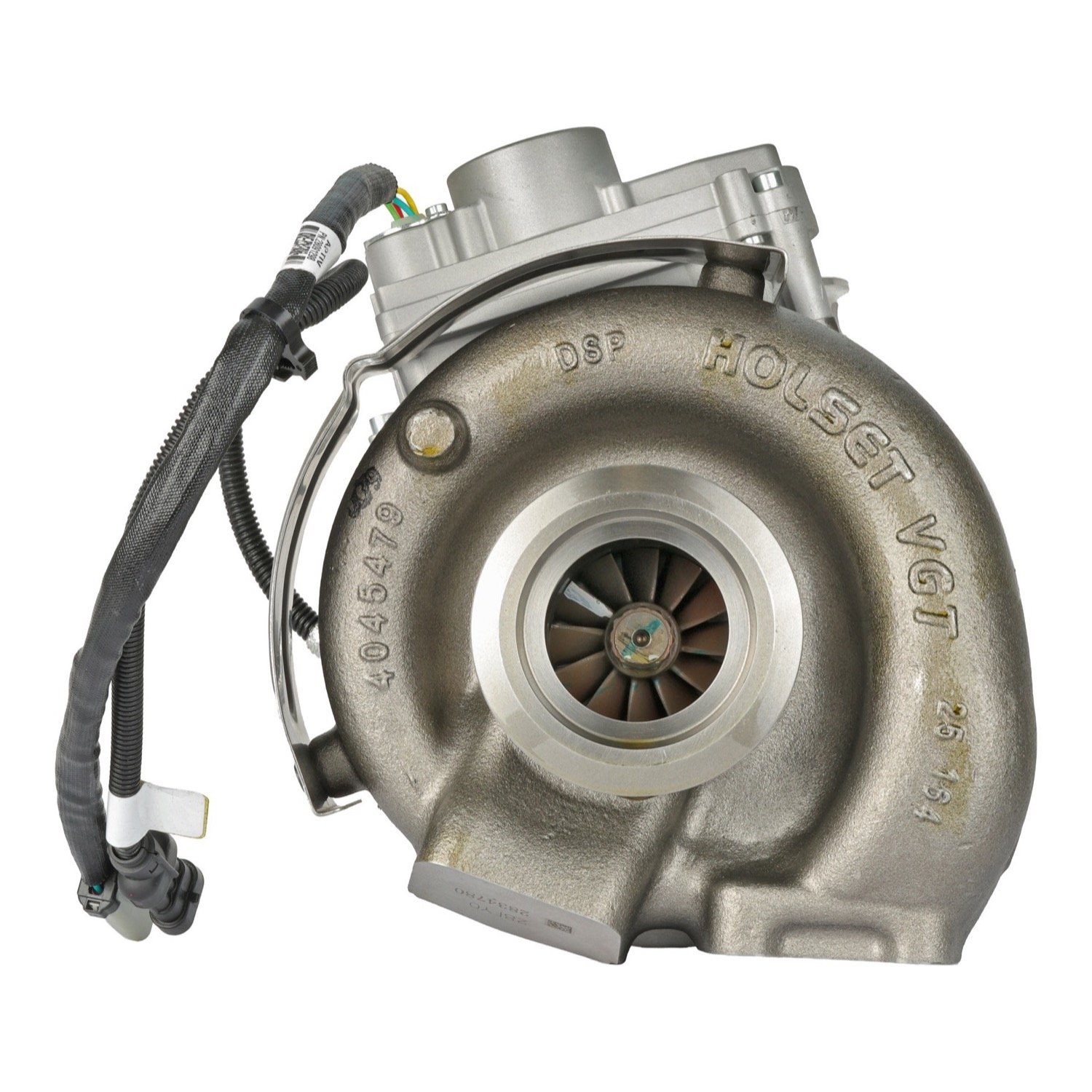 Holset 3786778HX HE351VE Variable Geometry Turbocharger with Actuator for Cummins ISB 6.7L in medium-duty trucks, view 6