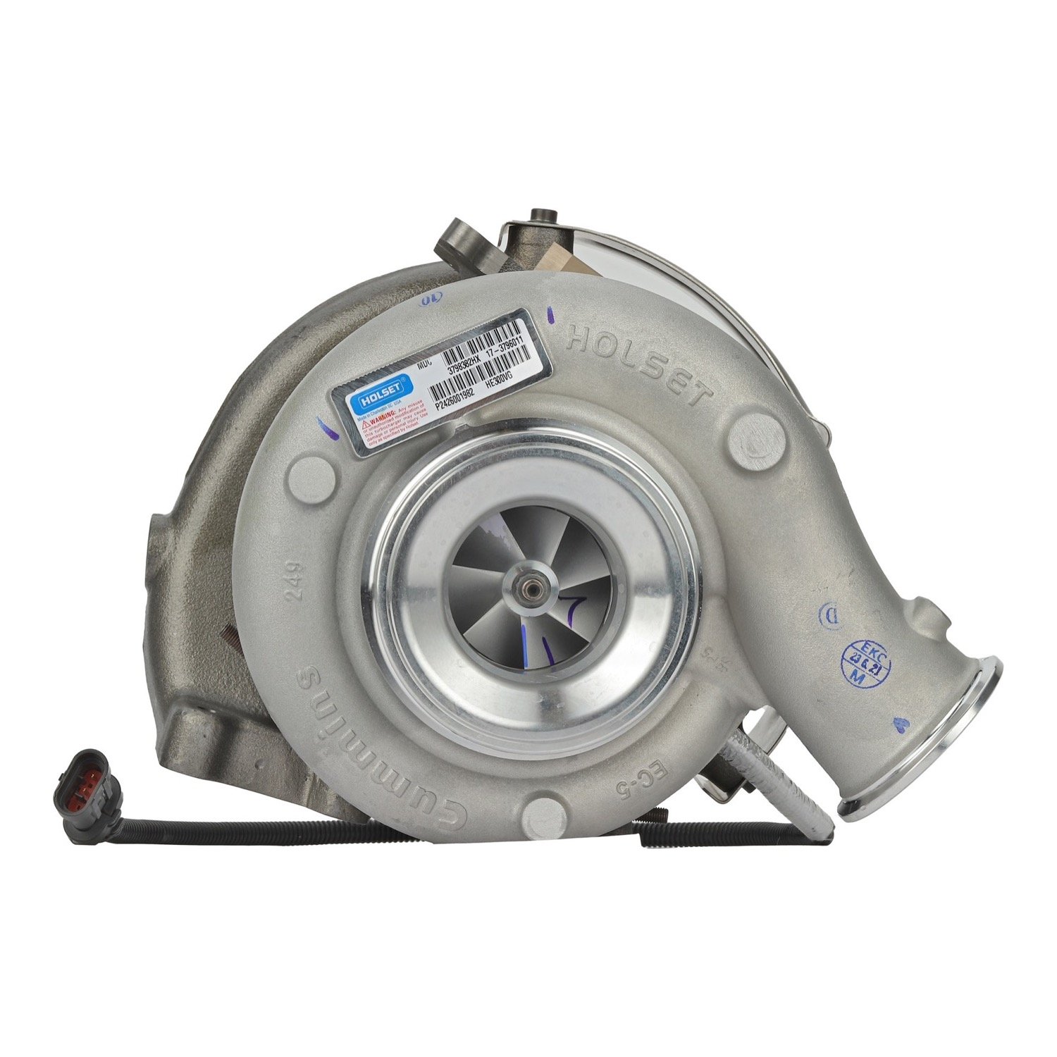 Holset 3798382HX Variable Geometry Turbocharger for Cummins ISB 6.7L in medium-duty service, view 2
