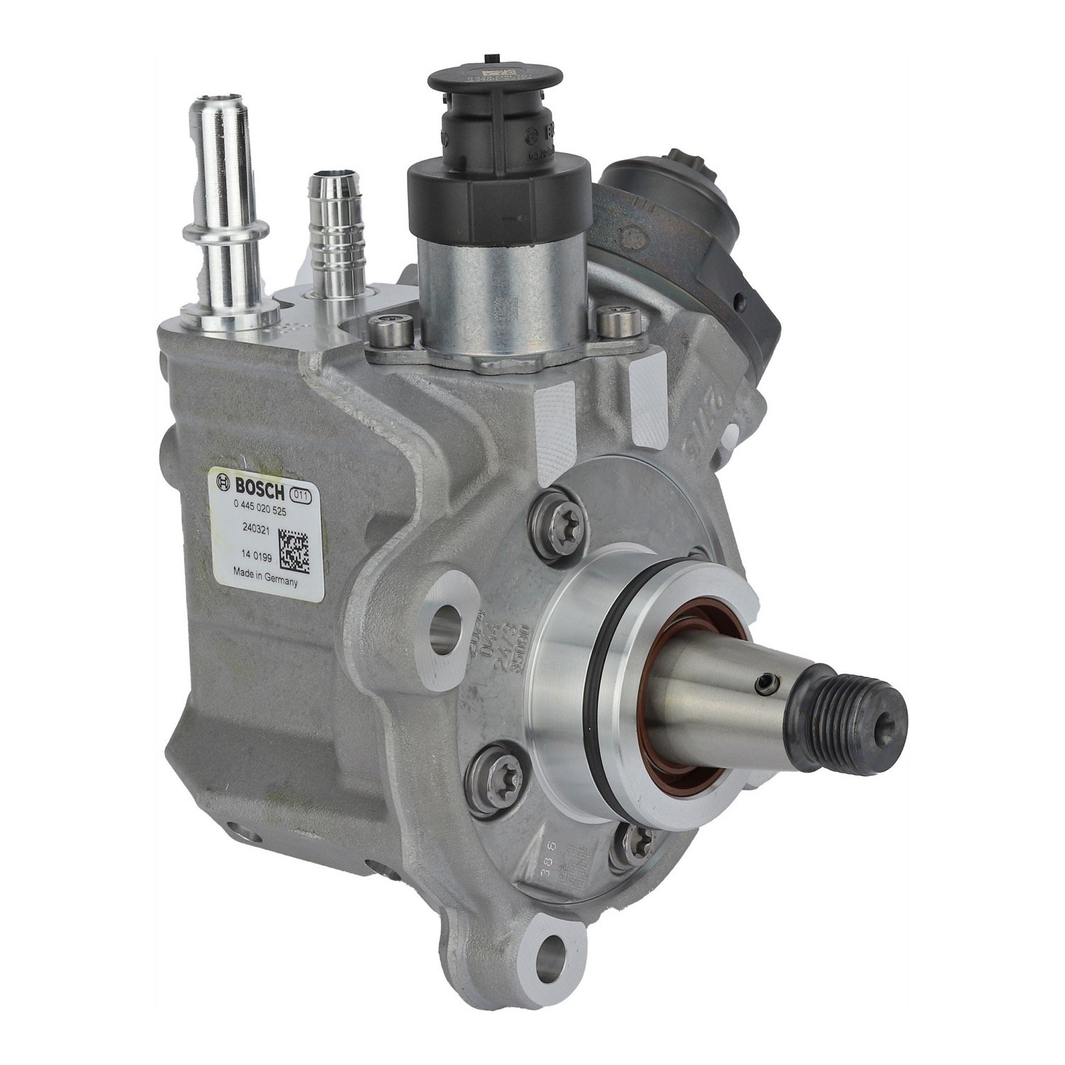Bosch 0445020525 CP4 Common-Rail High-Pressure Fuel Pump for Deutz TD 3.6 and TCD 3.6 L4 four-cylinder engines that carry Deu
