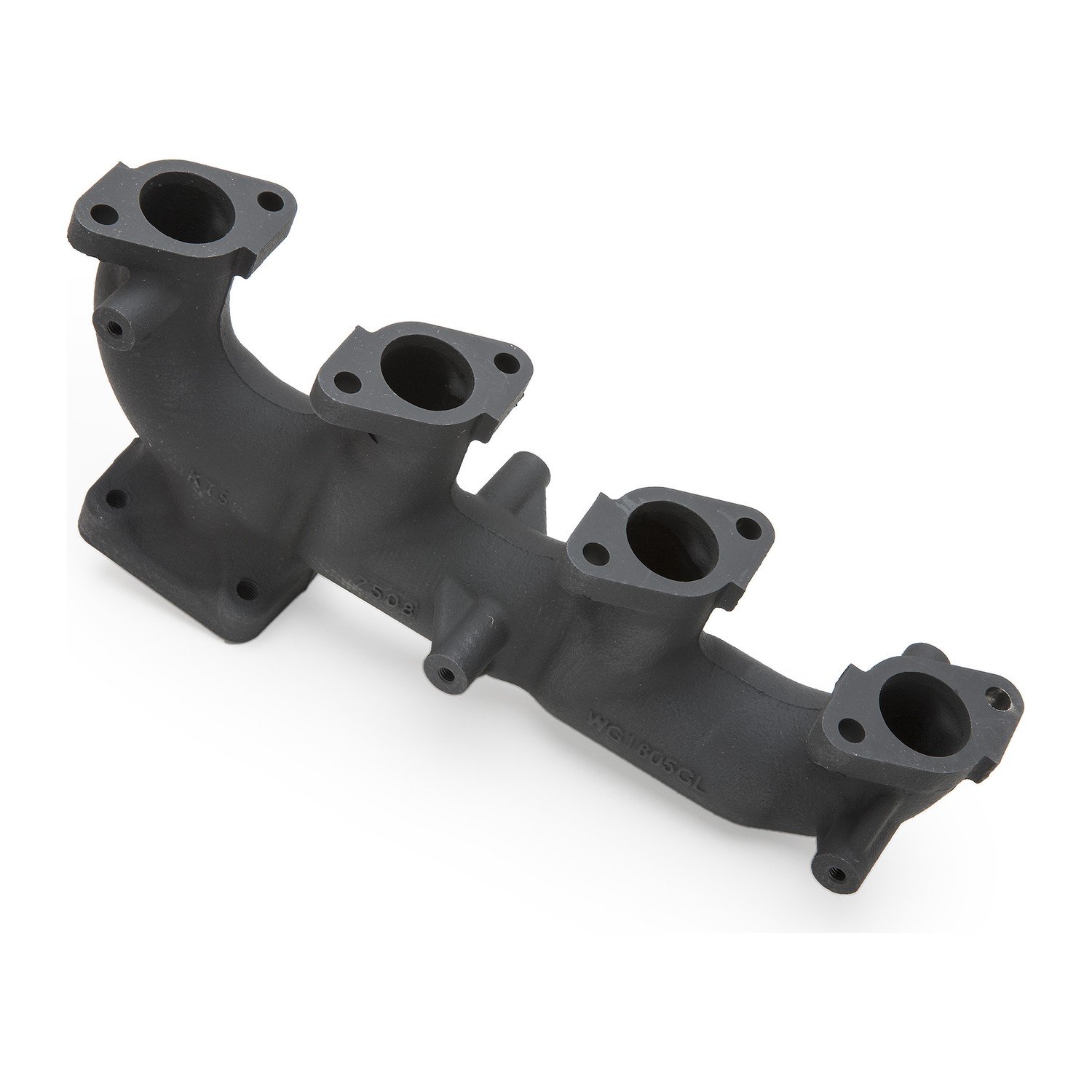 Genuine Kubota EG522-12313 exhaust manifold showing the WG1605GL casting mark