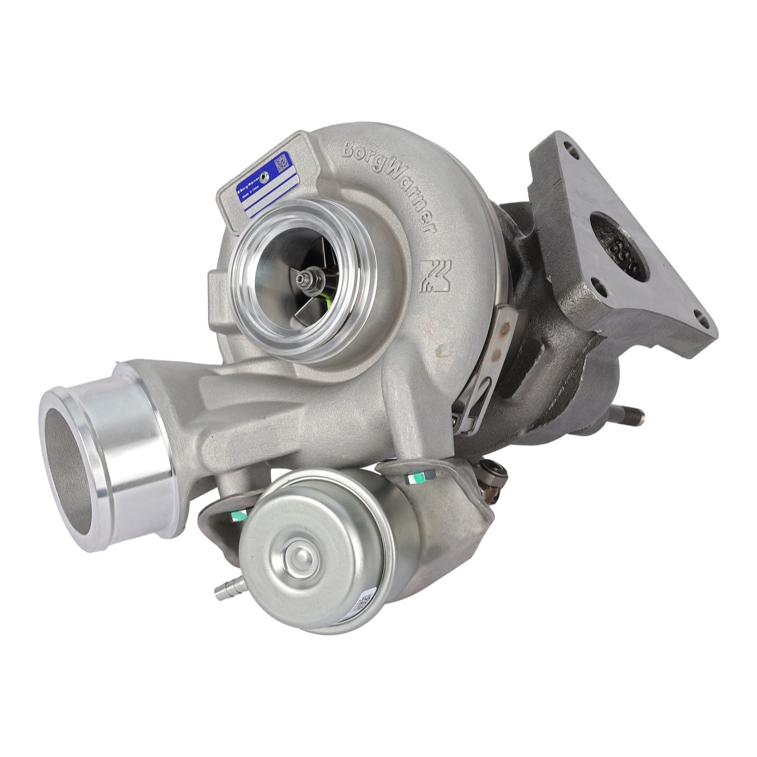BorgWarner 11559880047 High Pressure Stage Turbocharger for International / Navistar MaxxForce DT 7.6L with the two stage tur