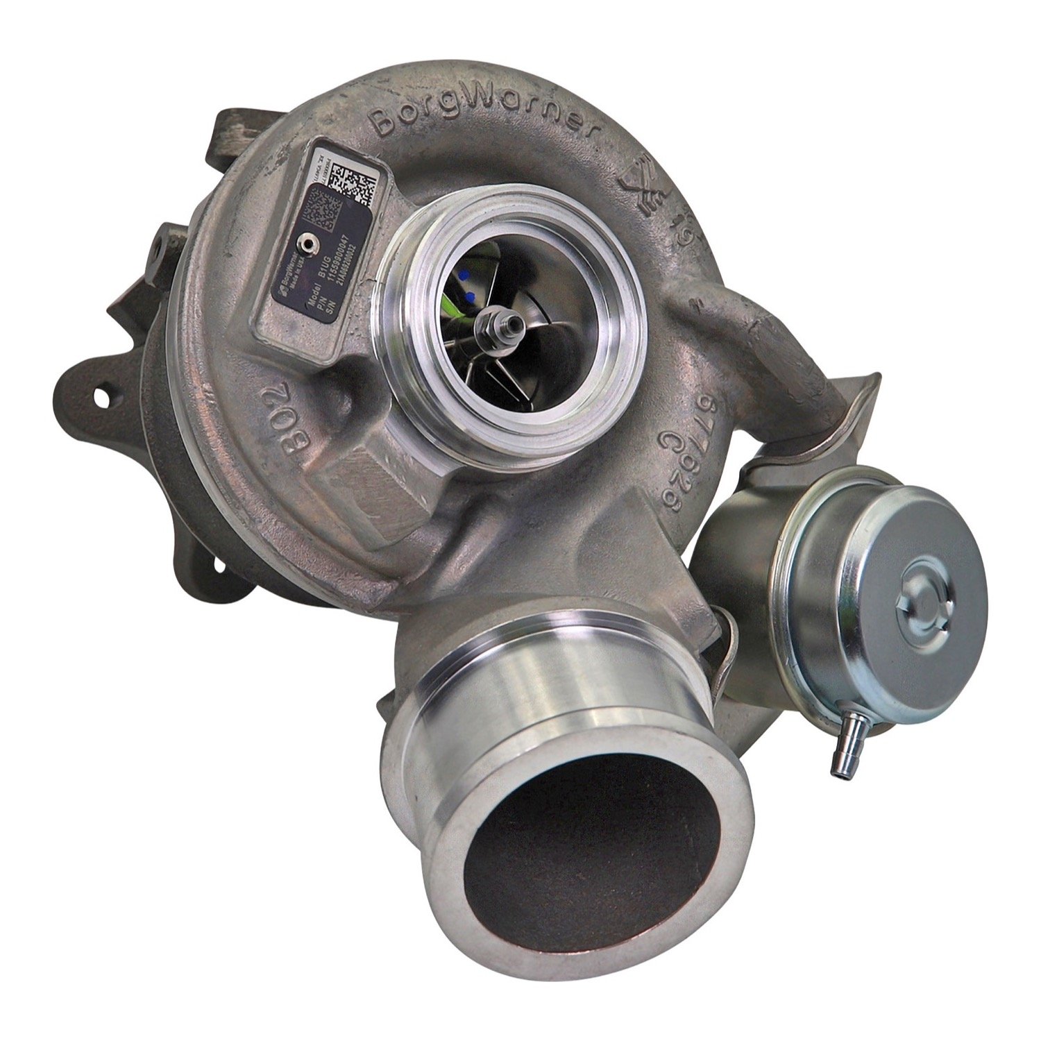 BorgWarner 11559900047 Turbocharger, High-Pressure Stage for International / Navistar MaxxForce DT 7.6L with the two-stage tu