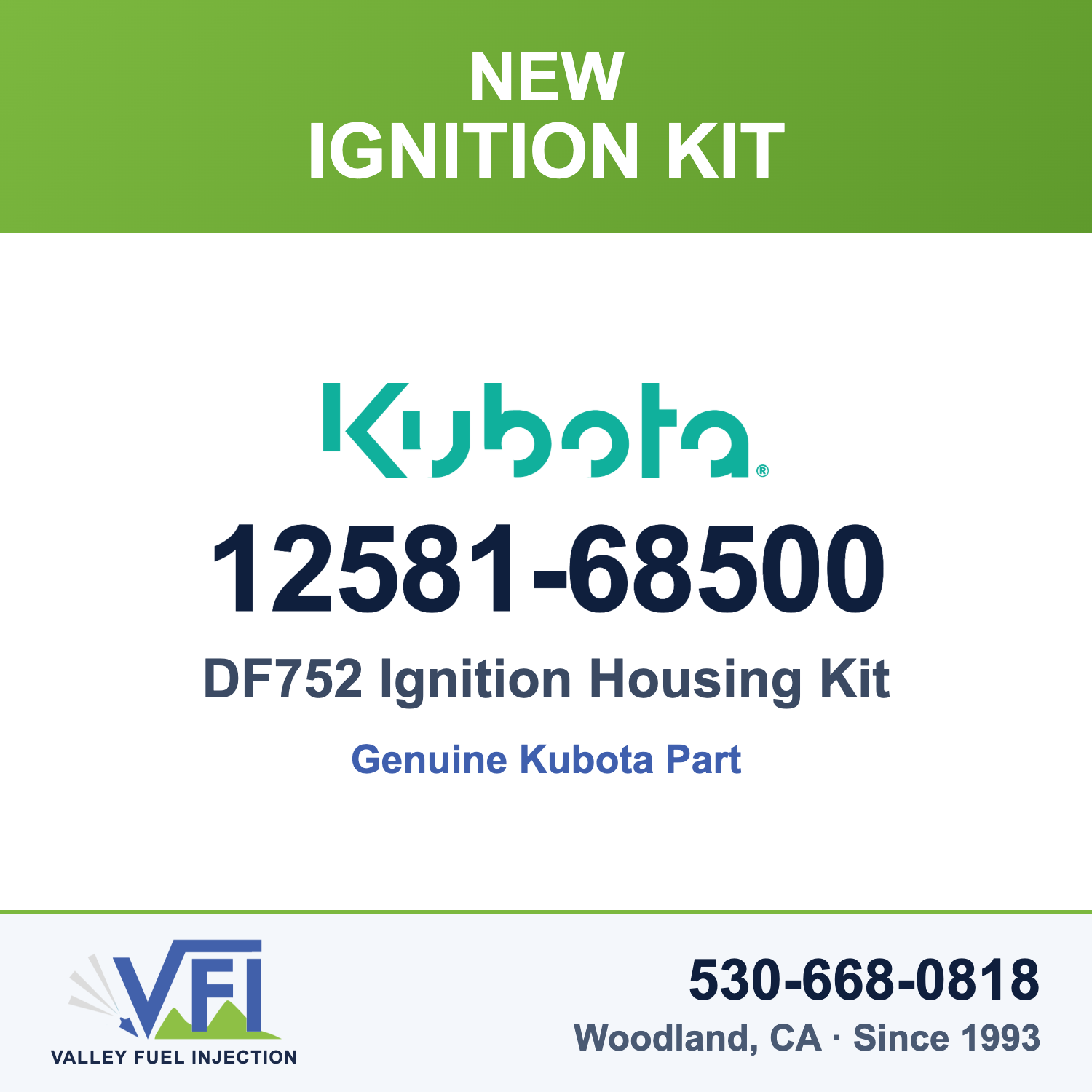 Kubota 12581-68500 Ignition Housing Kit