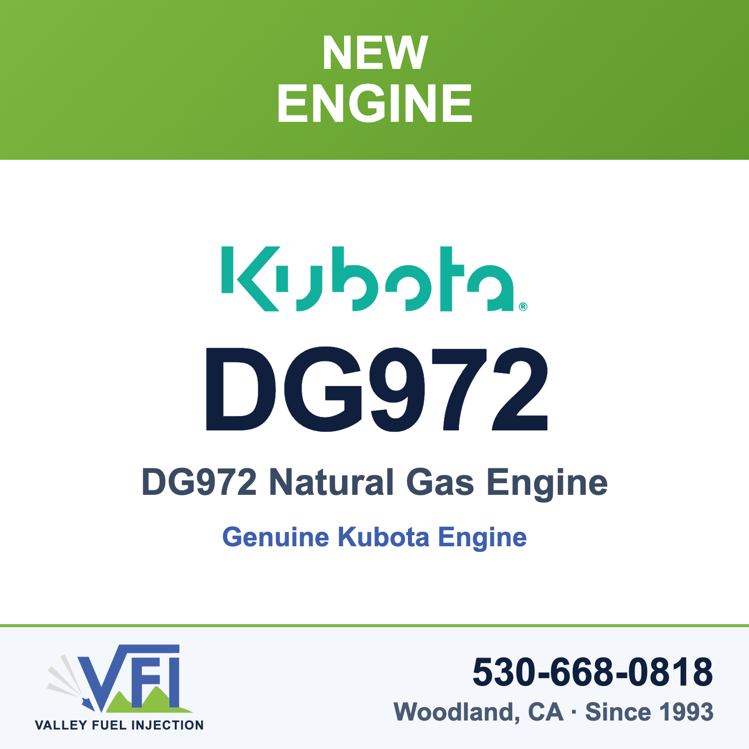 Kubota DG972 engine