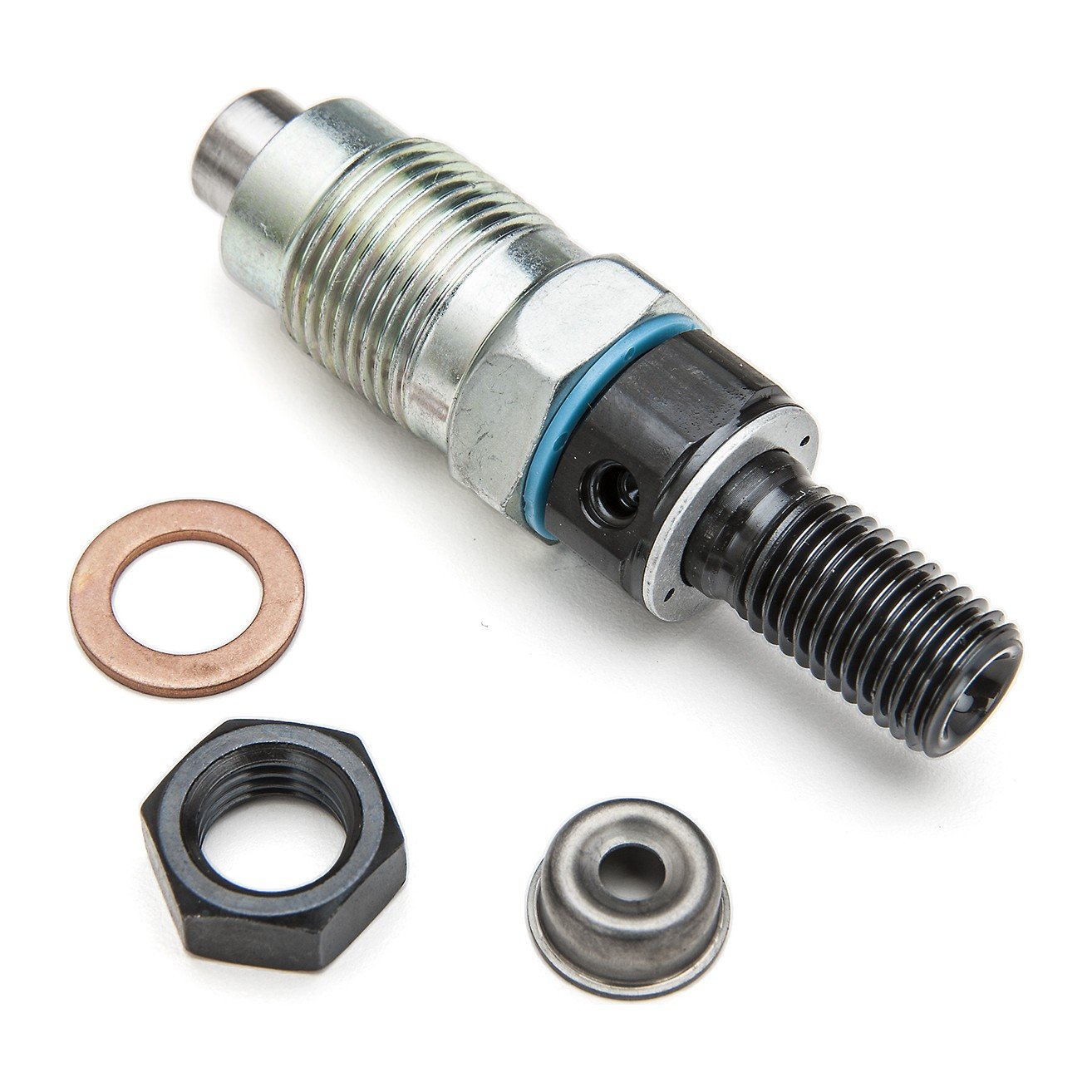 Kubota 16419-53905 Fuel Injector (Nozzle Holder Kit) for Kubota V2003-T and V2403-M-T four-cylinder turbo diesel engines, vie