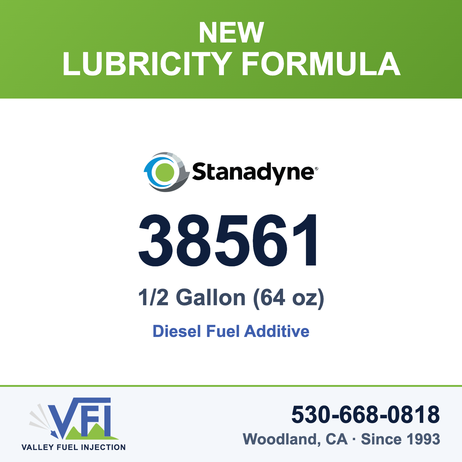 Stanadyne Lubricity Formula 1/2 Gallon (64 oz) 38561