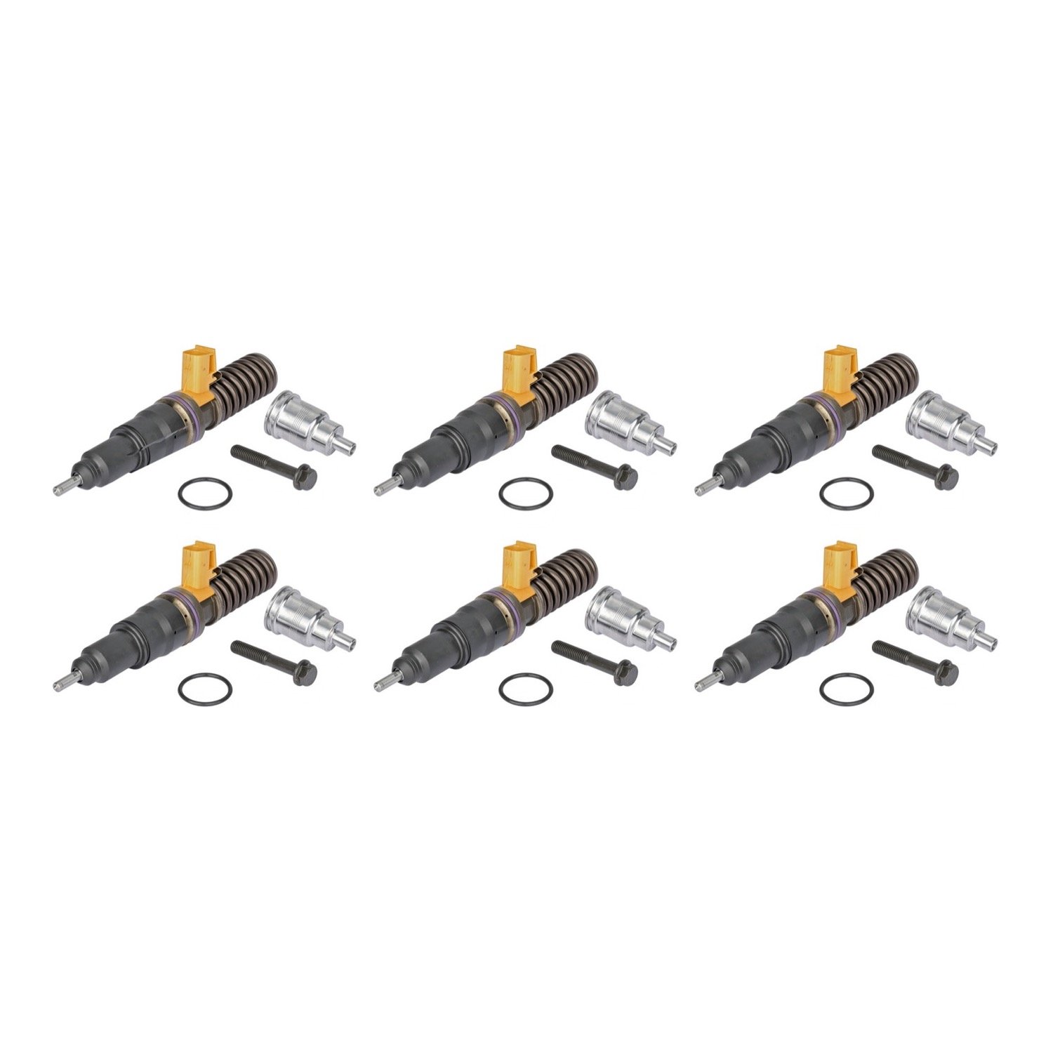 Alliant Power AP55012 E3.5 Electronic Unit Injector Set of 6 for Volvo D13 13.0L